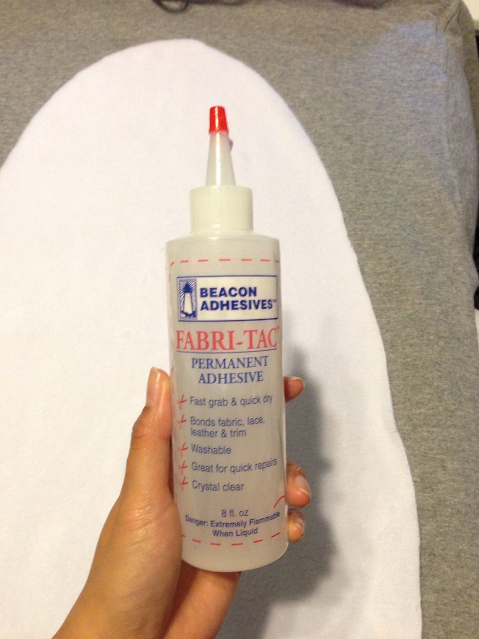 Glue time ! This stuff is magical. Go ahead & start gluing using the tip as a brush. Glide the glue with a thin layer on top of the opening of the pocket. This way u can still have access.