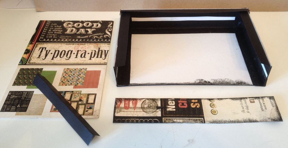 Glue together with hinges