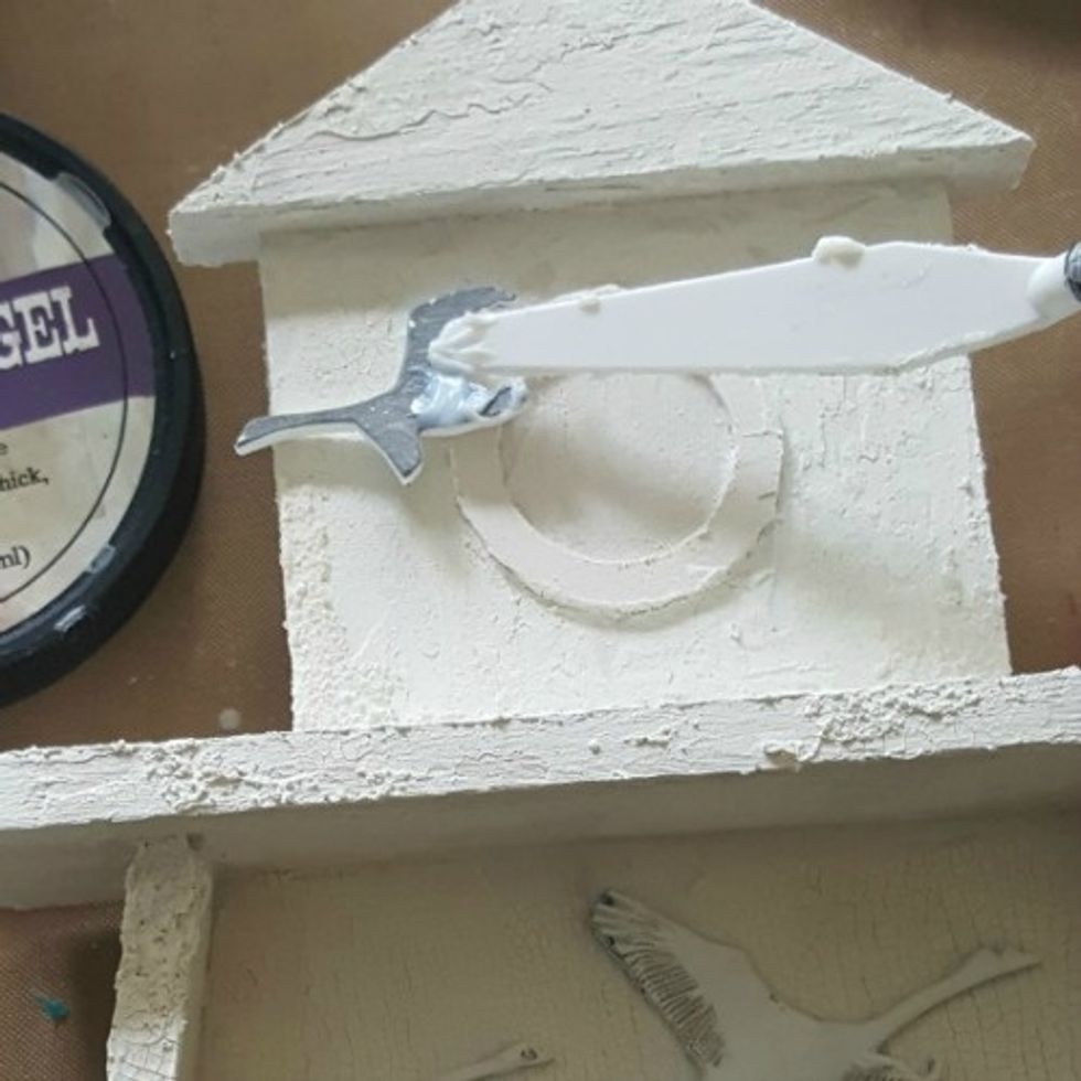 glue with gel medium