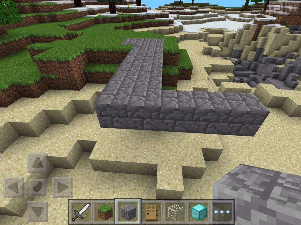 Go about five blocks to each side.