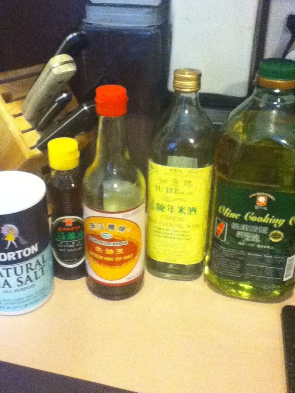 Go ahead and collect your other ingredients - once you start cooking you will be bound to the stove.  These are the specific brands that I use, but it's not super important.