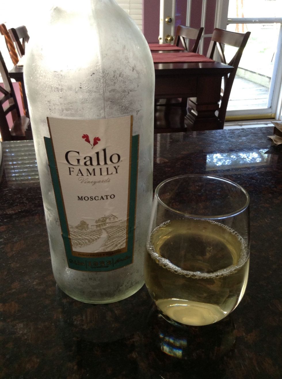 Go ahead, pour yourself a glass of White. It pairs nicely with this dish. "Cheers!"