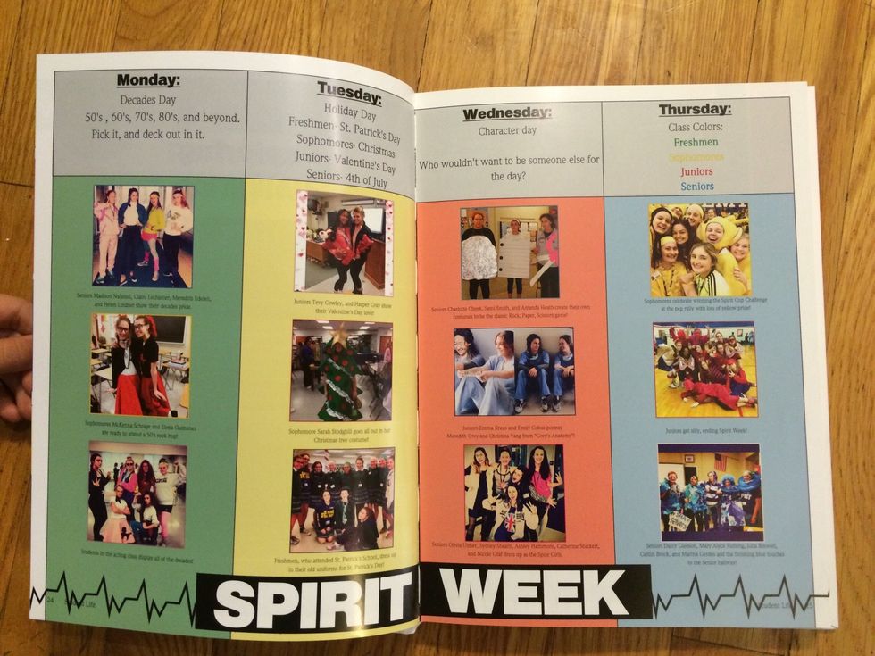 Go all out for spirit, class color days, or whatever your school does for fun!