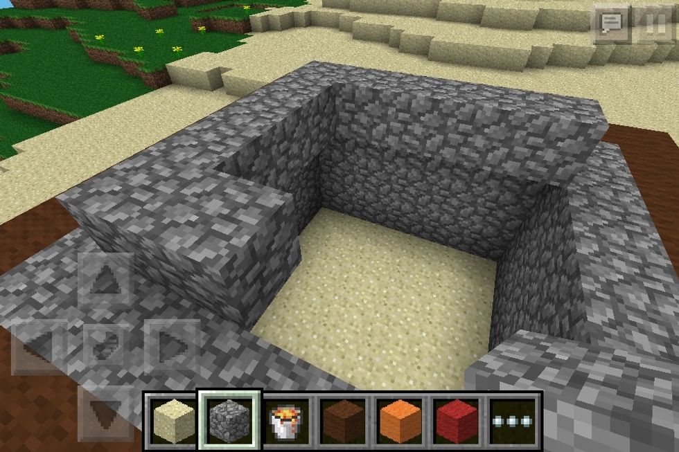 Go all the way around when layering