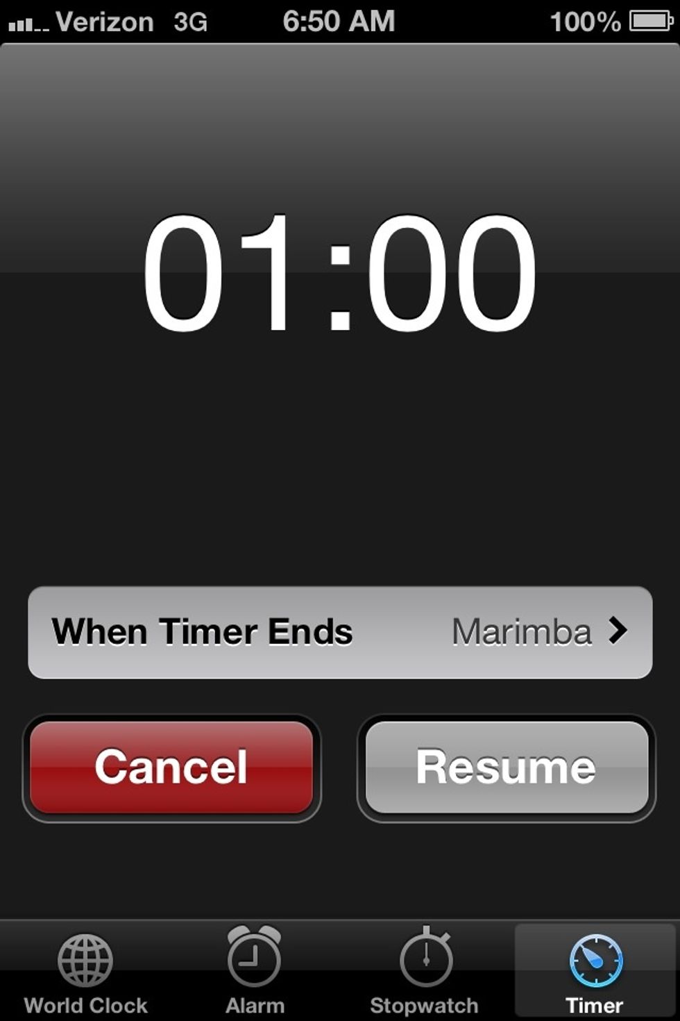 Go back and forth for about a minute, then switch.