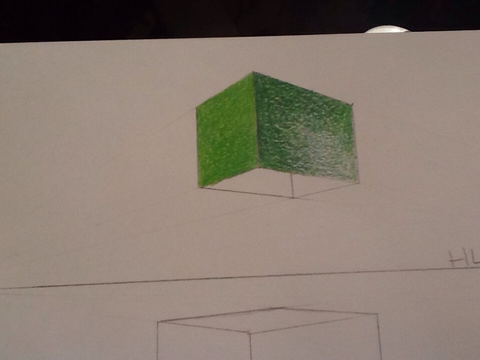 Go back over it again with you base color. Layer your colors until you get the desired color.