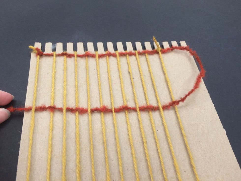 Go back the other way. Always go over first then under.