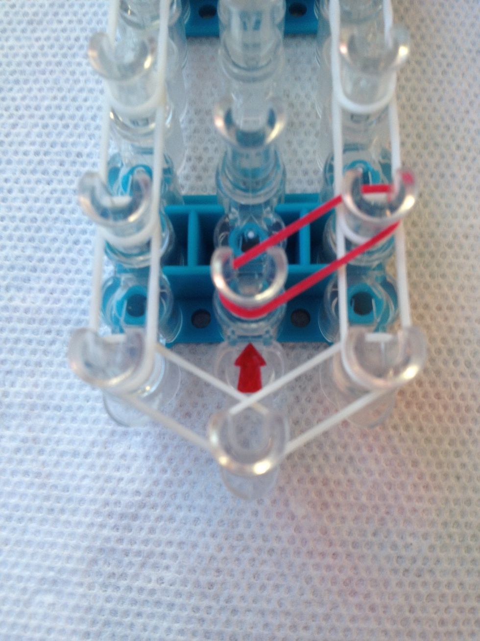 Go back to the bottom and take your first starburst color and place it like so.