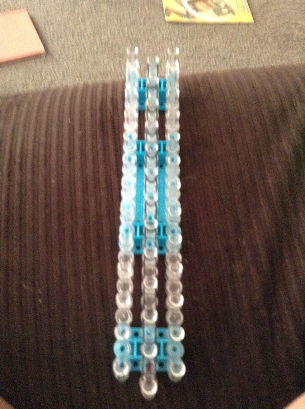 Go down the center with one band.