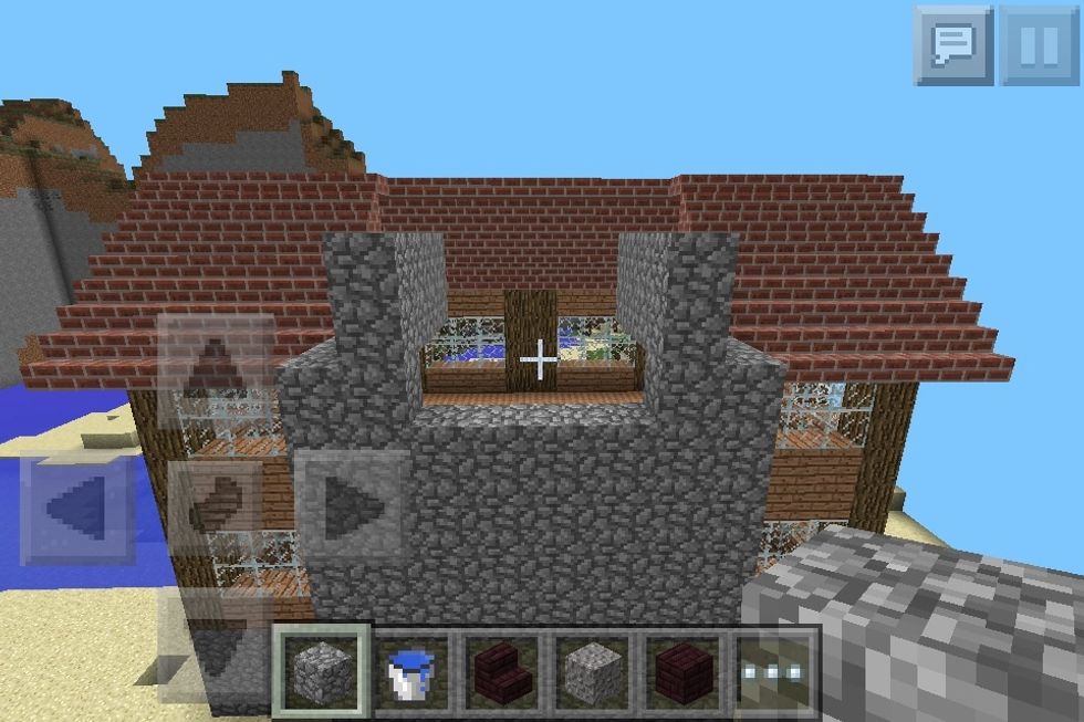Go in one block and build up three.