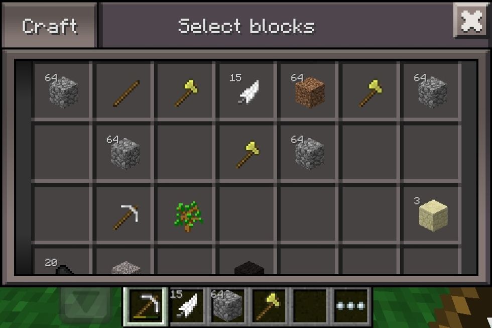 go in your inventori