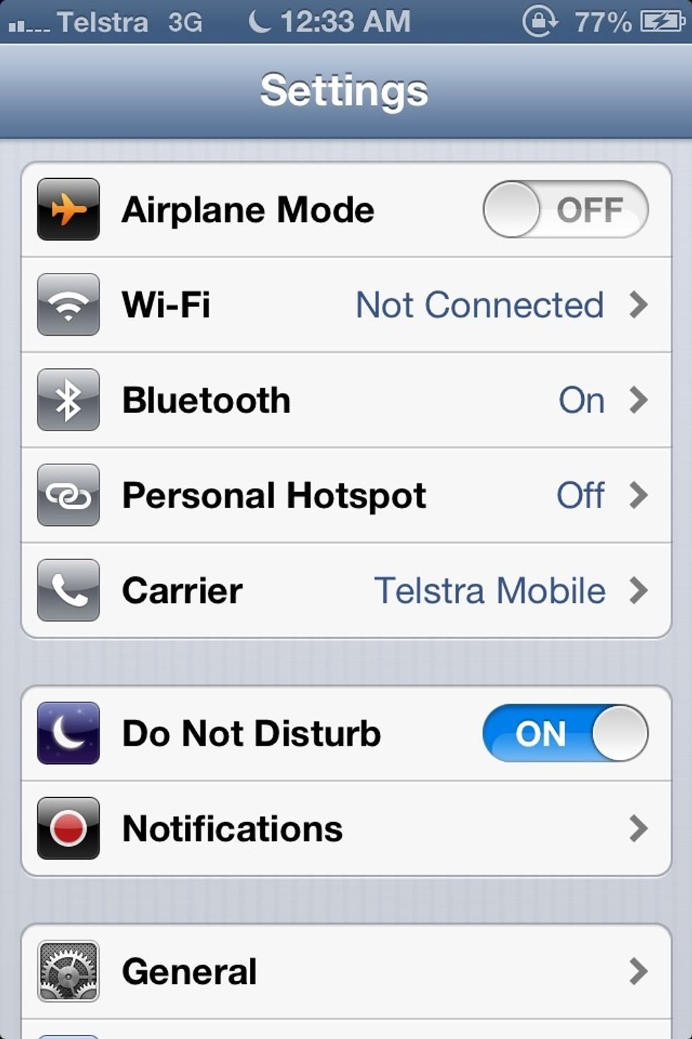 Go into settings (your phone must have Internet data enabled for this to work)
