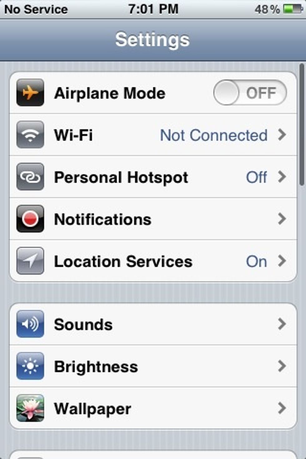 Go into Settings:)