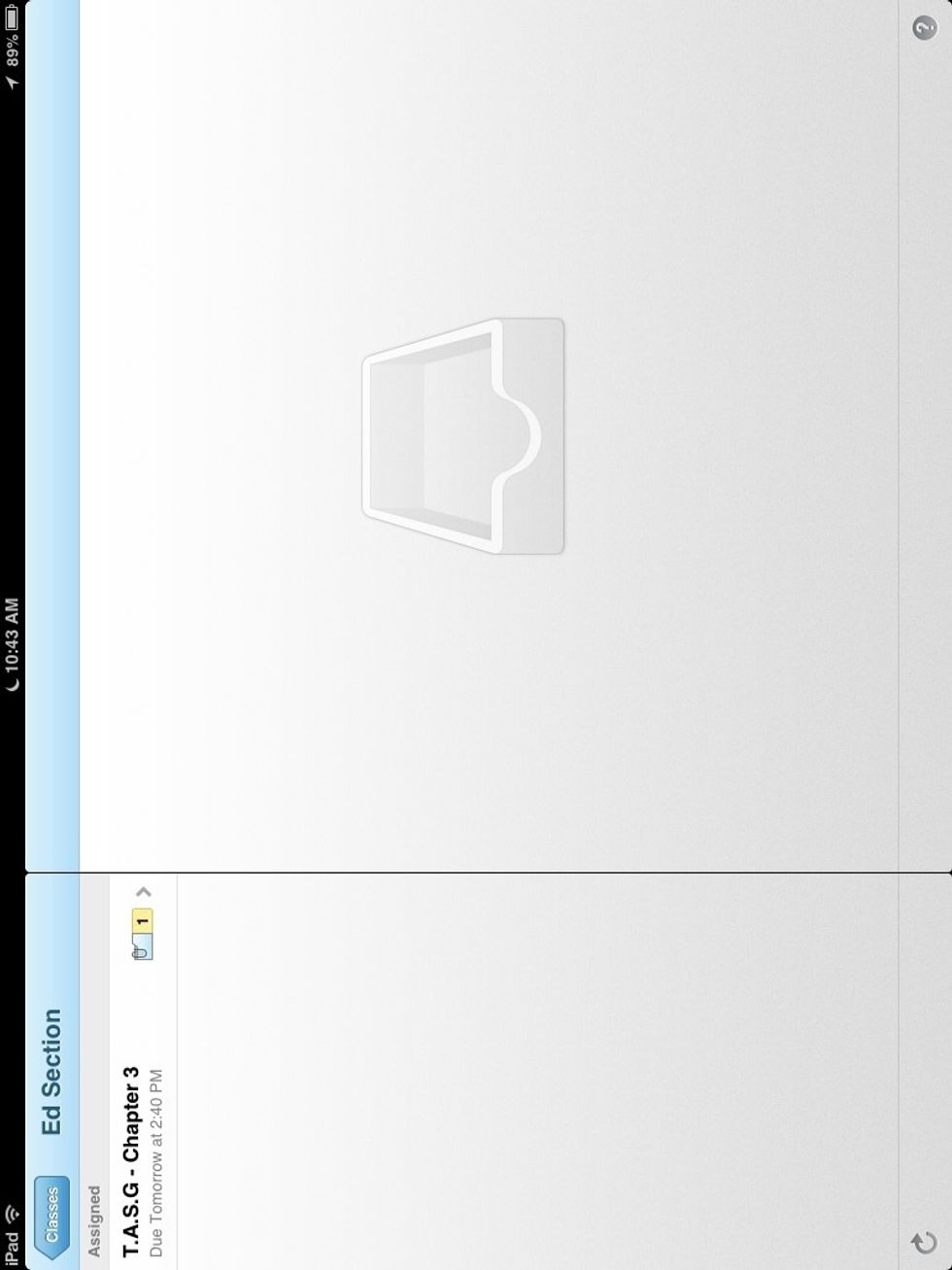 Go into the section on Showbie that you want to export in.
