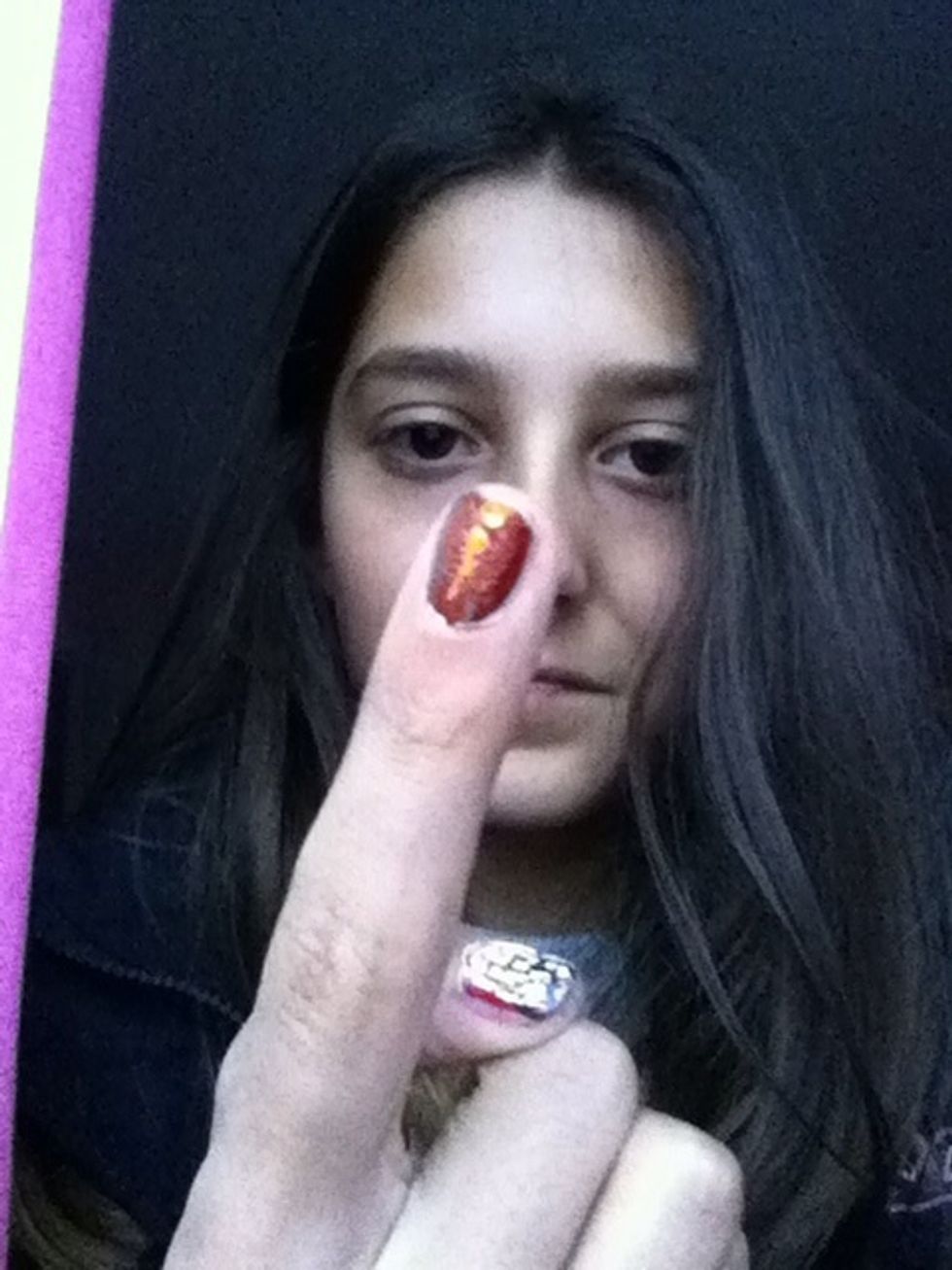 Go outwards from the line to create some lines