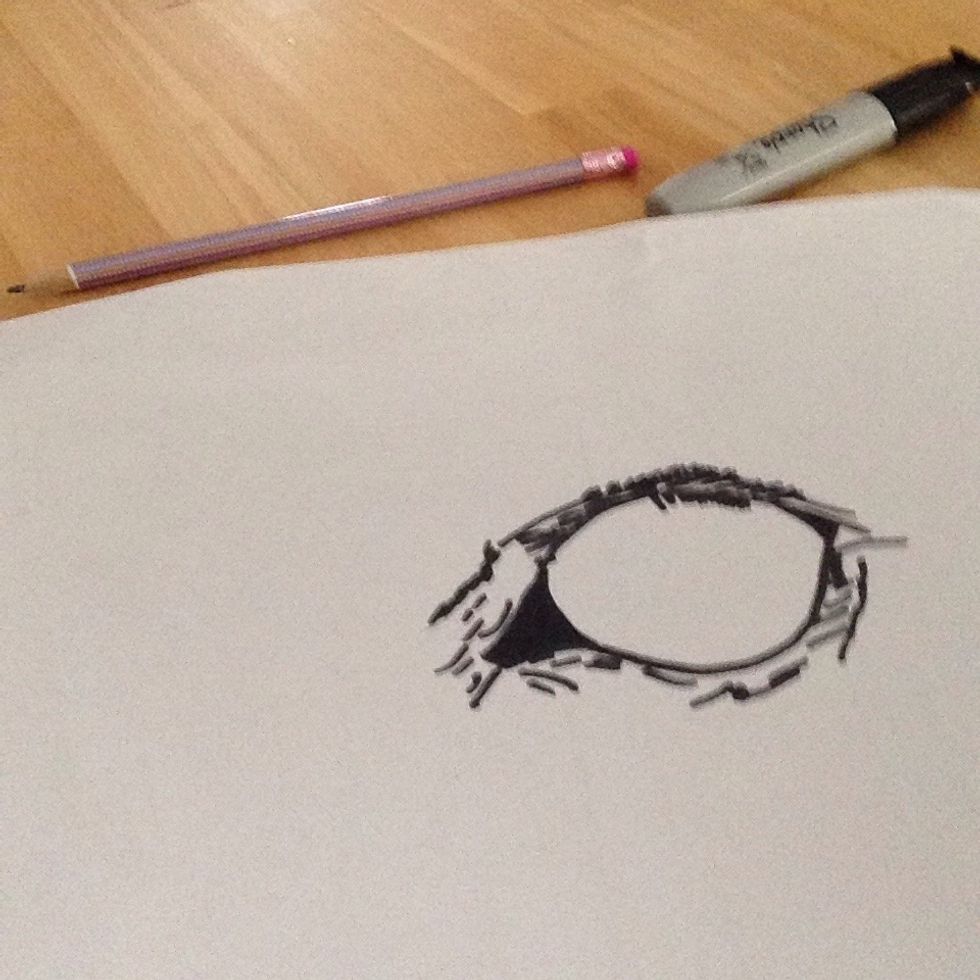 Go over it with sharpie