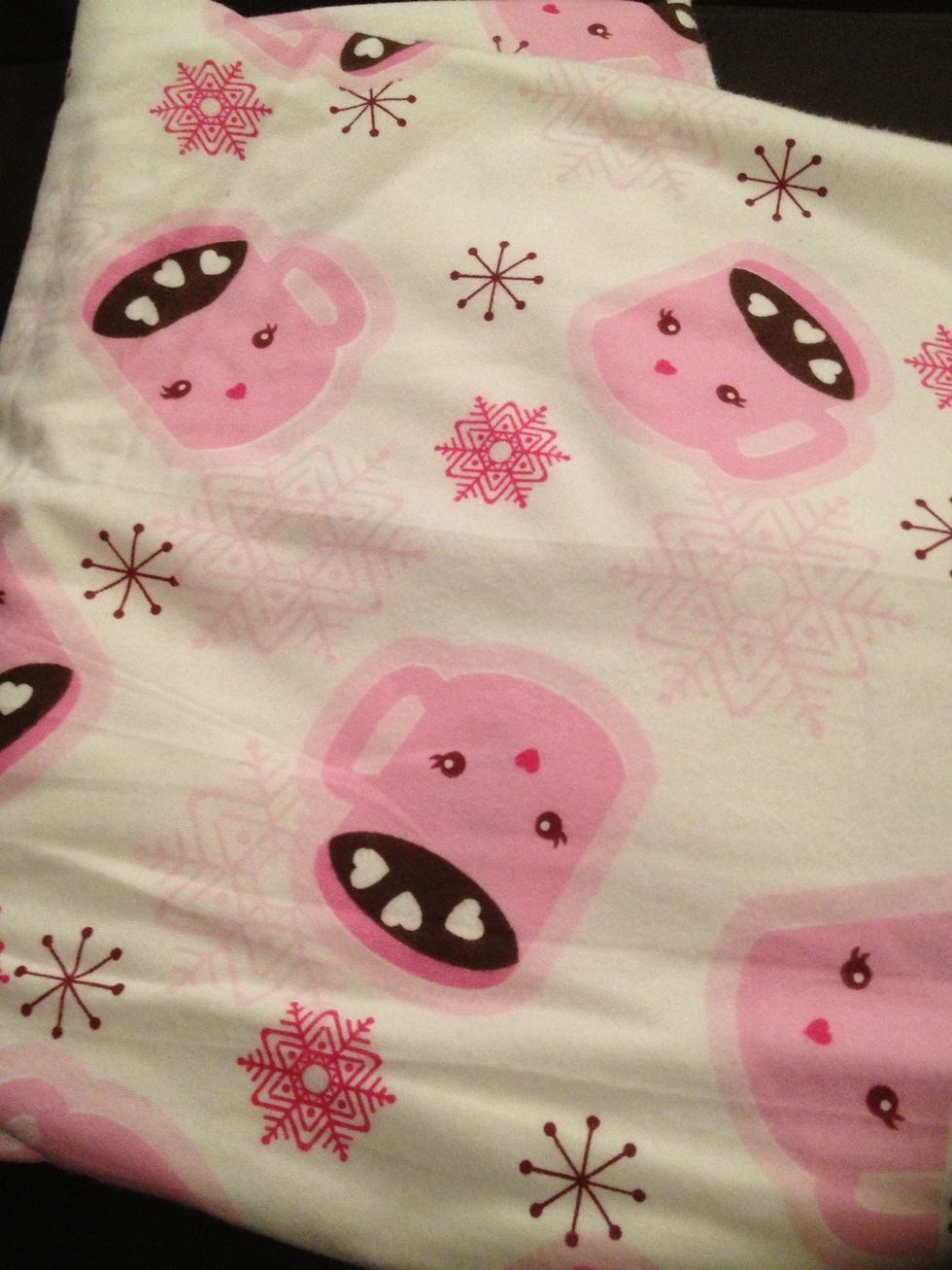 Go shopping with a friend who has an amazing ability to spot cute fabric from 3 aisles over. Buy 3 yards of it.