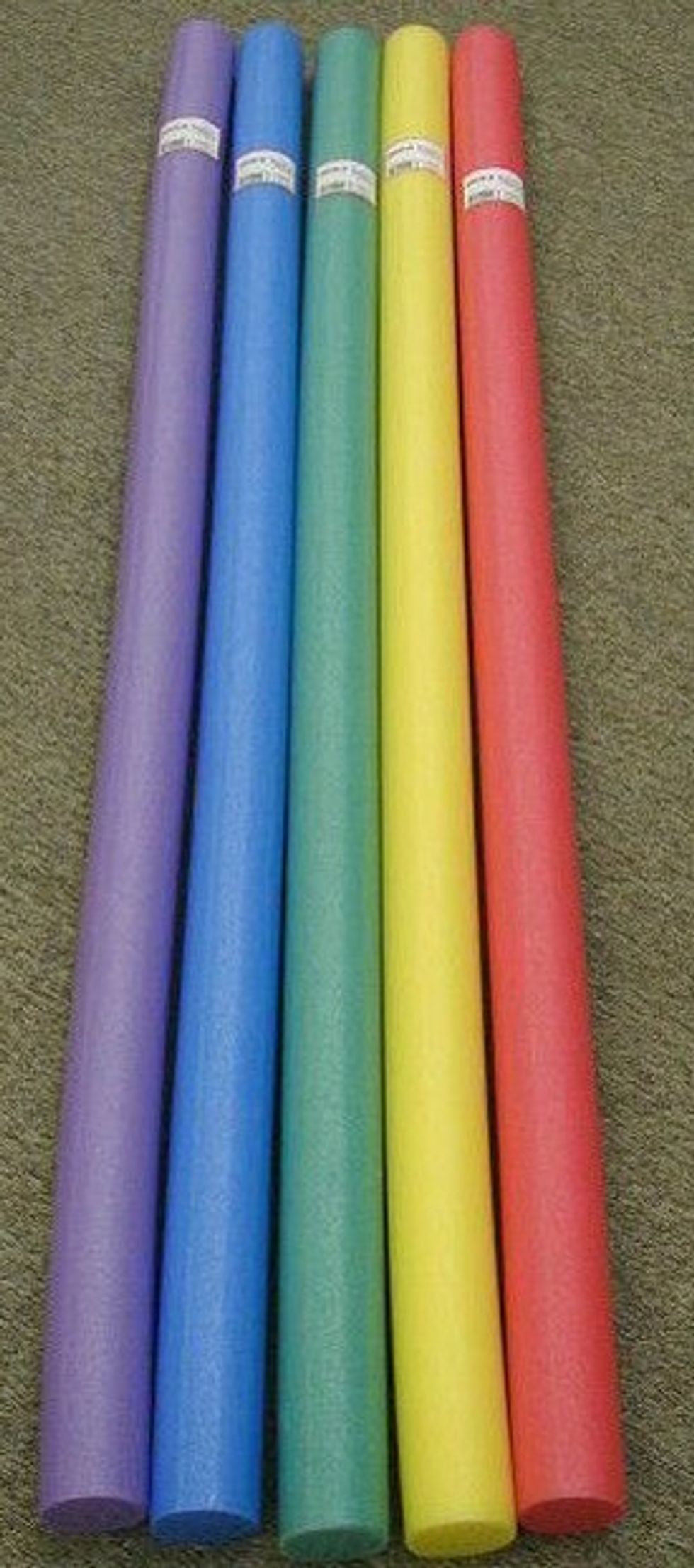 Go to $1 store and buy your favorite colored pool noodle