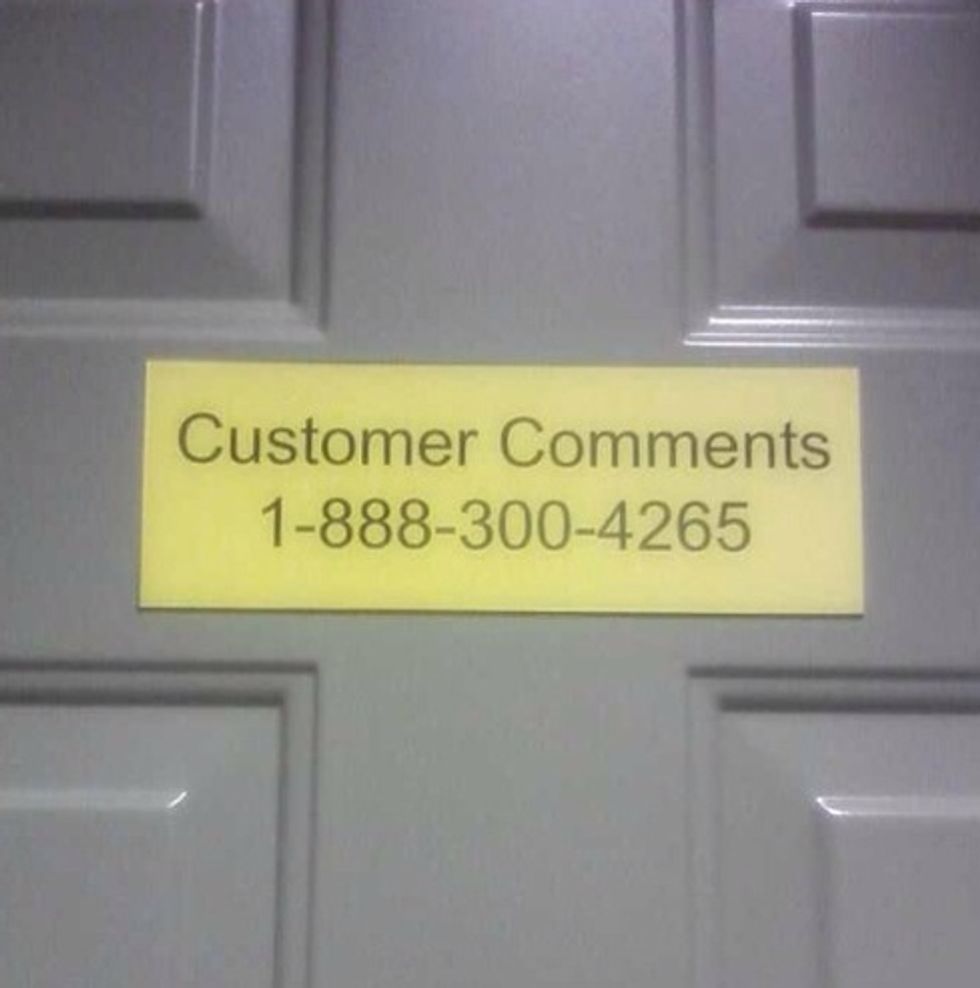 Go to a fast food restaurant and call customer service to tell them about a worker who did their job well.
