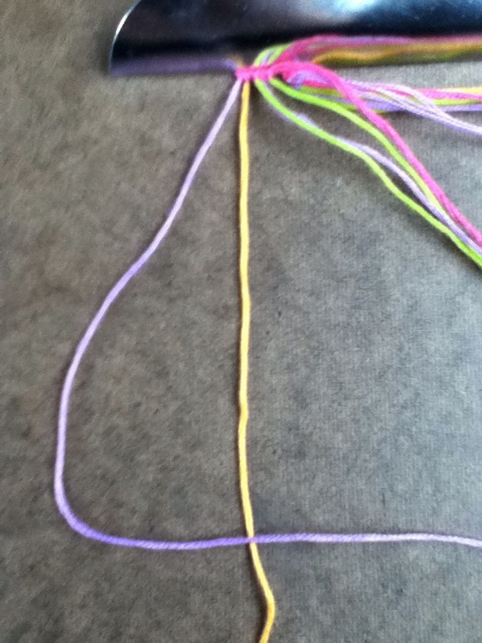Go to far left side and make a normal 4.
