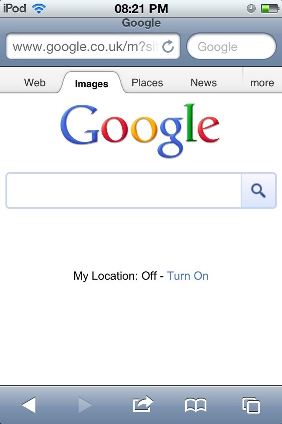 Go to Google and type in what you wanna save..