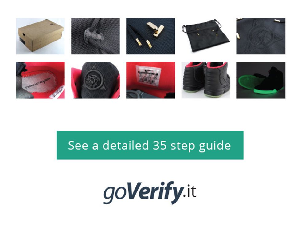 Go to goverify.it for a full 35 point step-by-step guide on spotting fake Nike Yeezy 2's