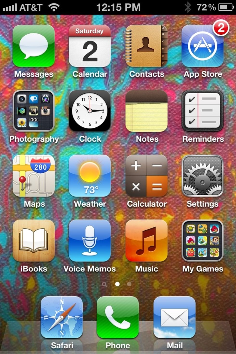 Go to Home and tap Settings.