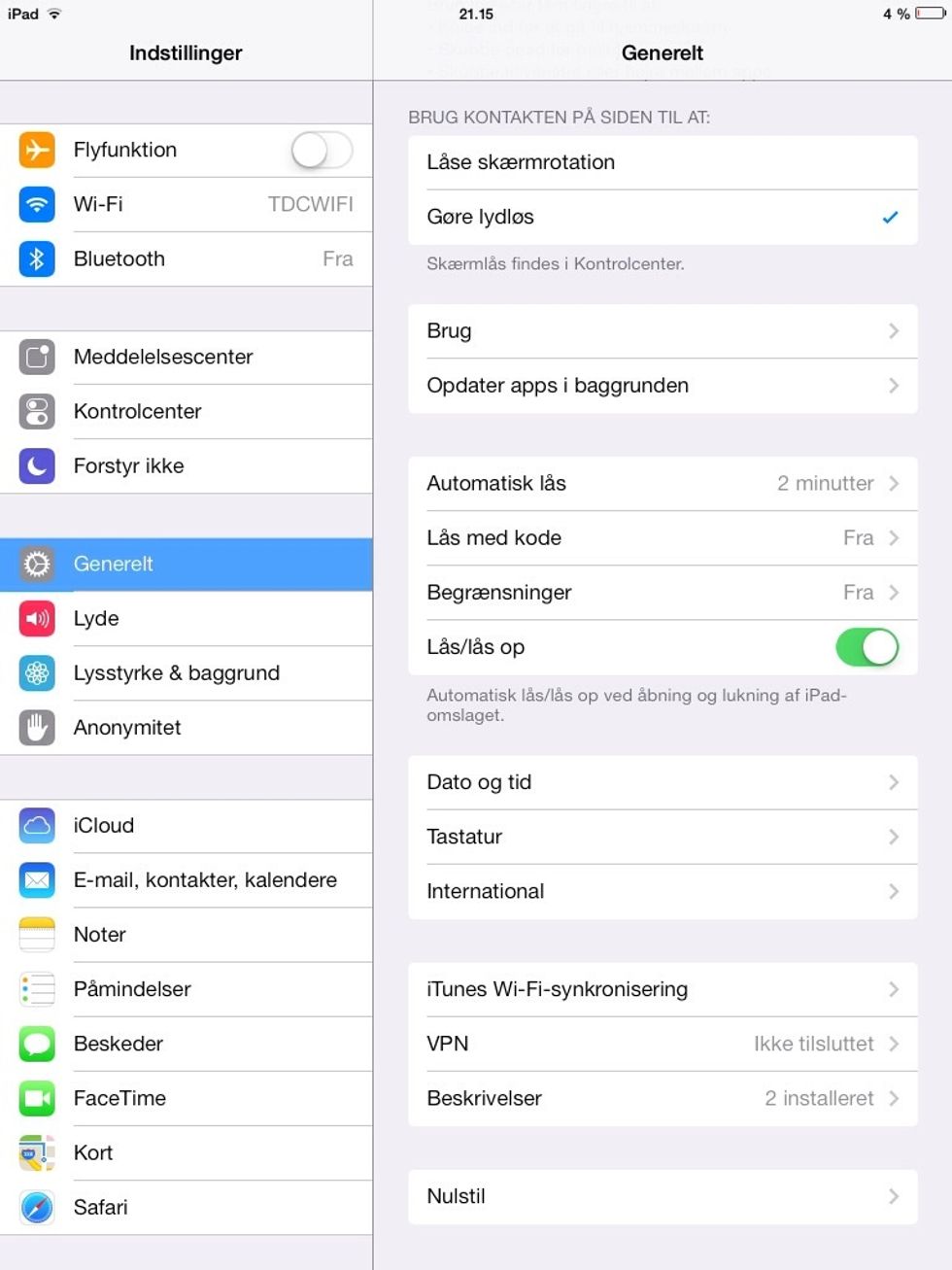 Go to International...