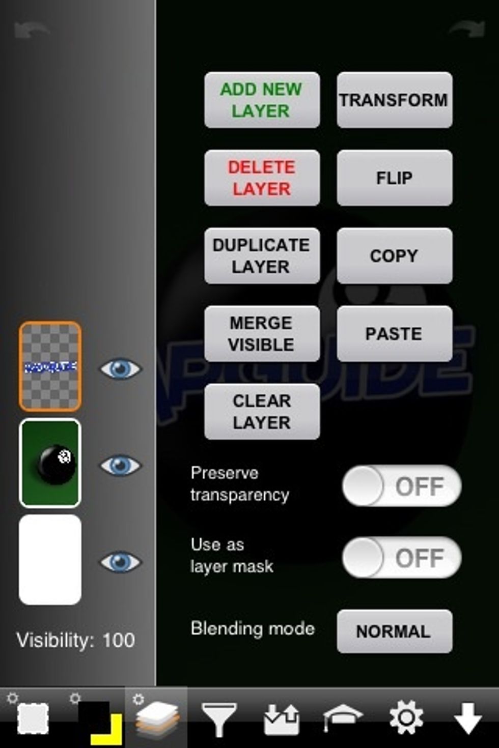 Go to layers menu and select the layer your text image is on (Left with orange border). In the menu that appears select "Transform".