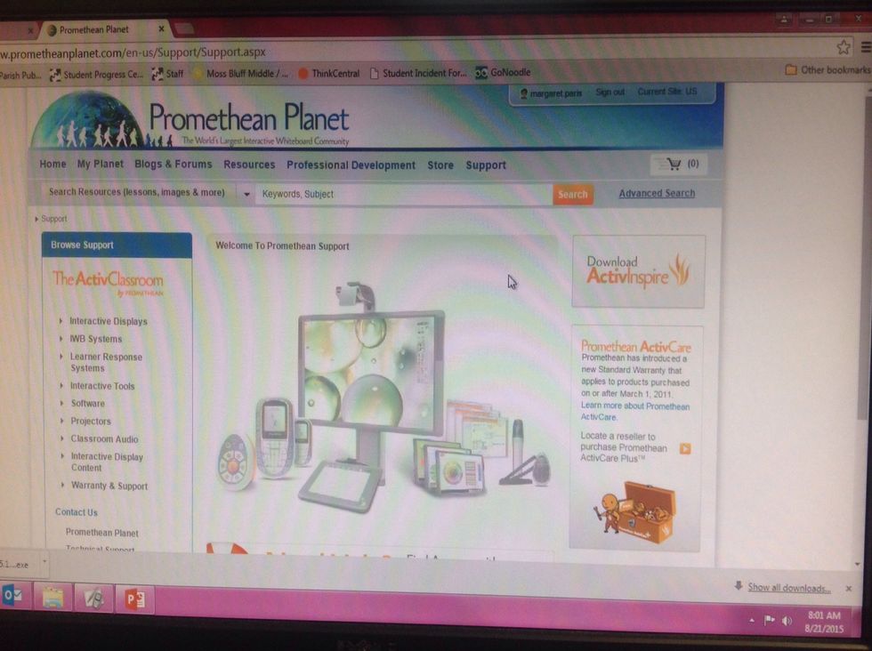 Go to prometheanplanet planet support