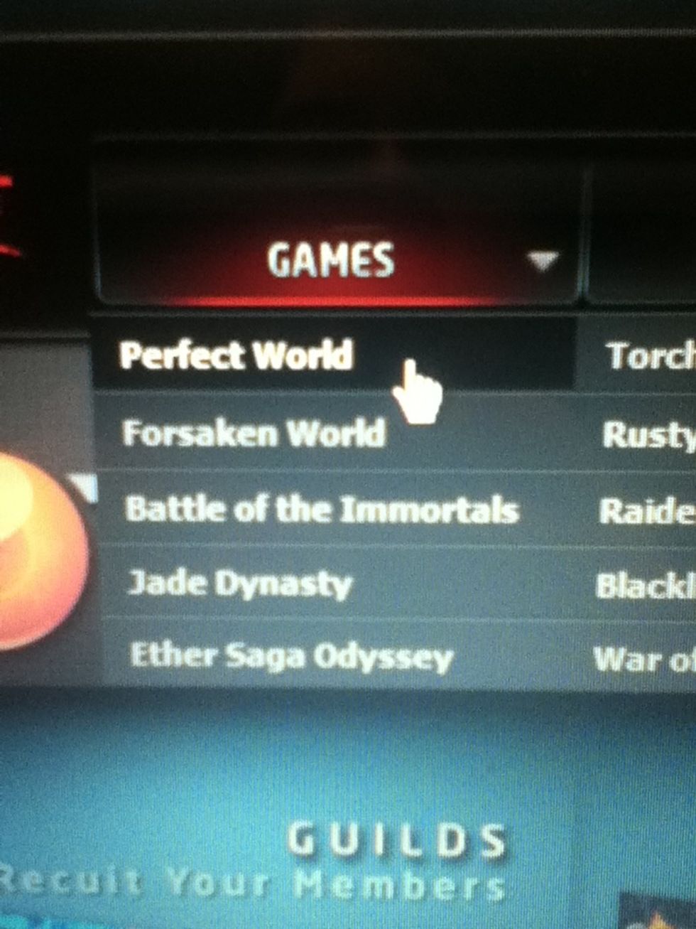 Go to pwi.perfectworld.com