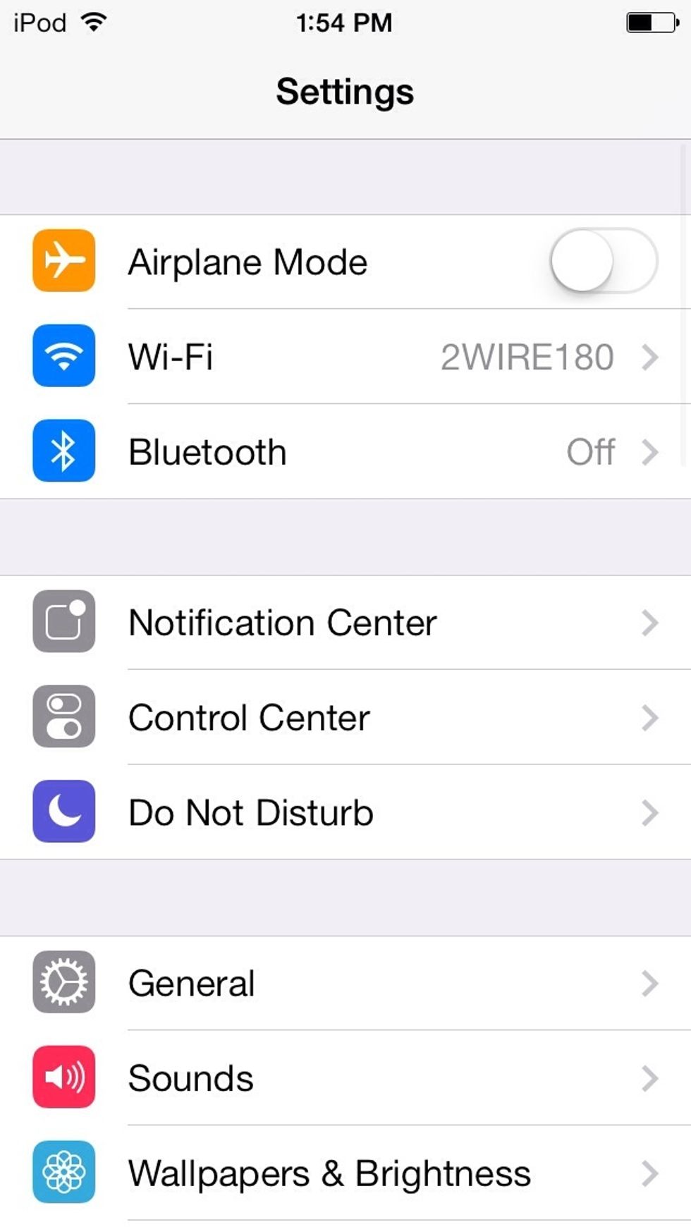 Go to settings.Tap general.