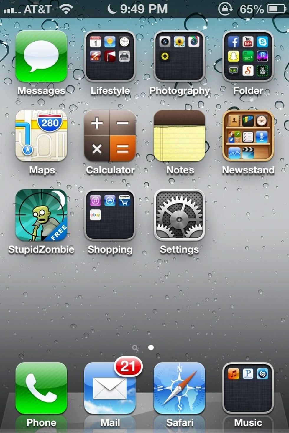 Go to "settings".