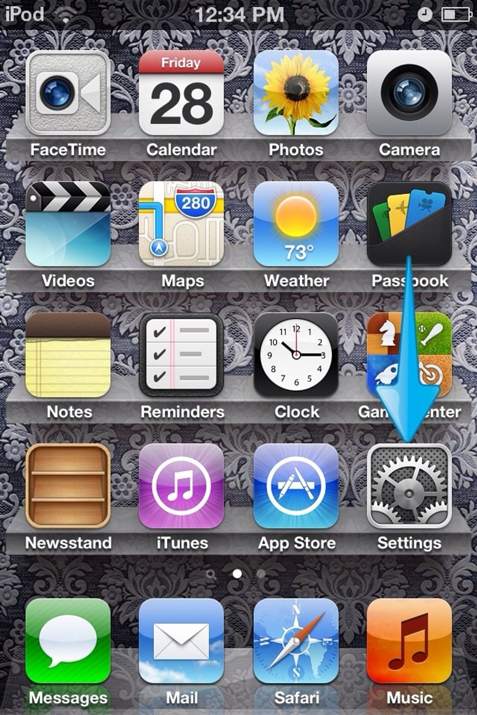 Go to Settings.