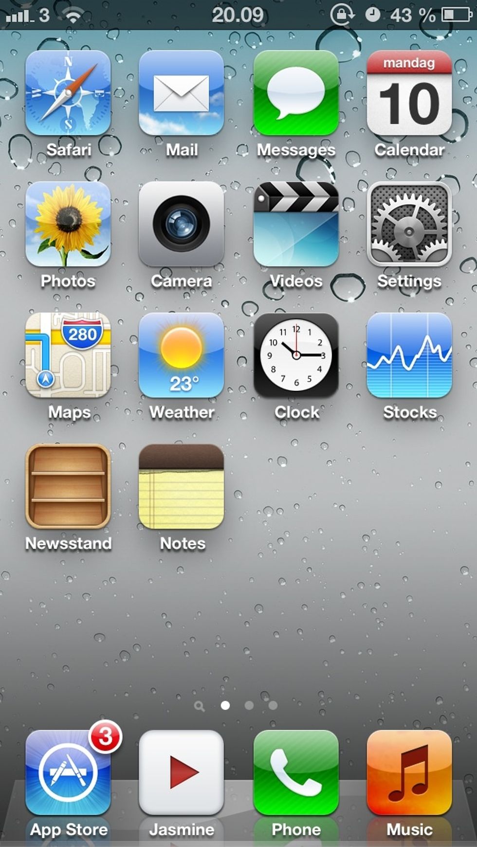 Go to settings