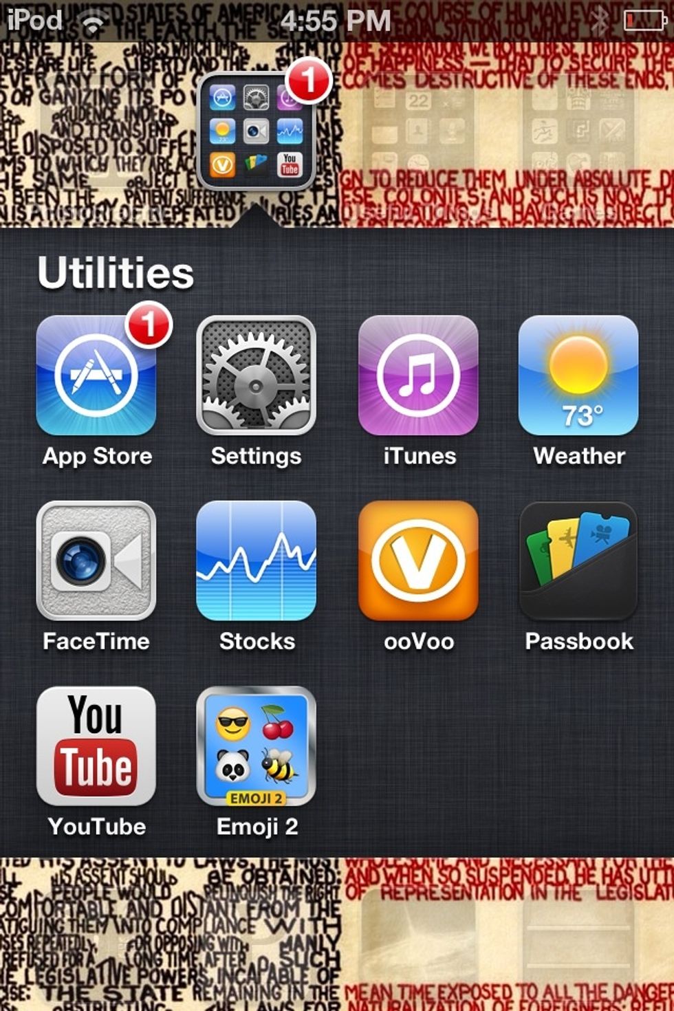 Go to settings.