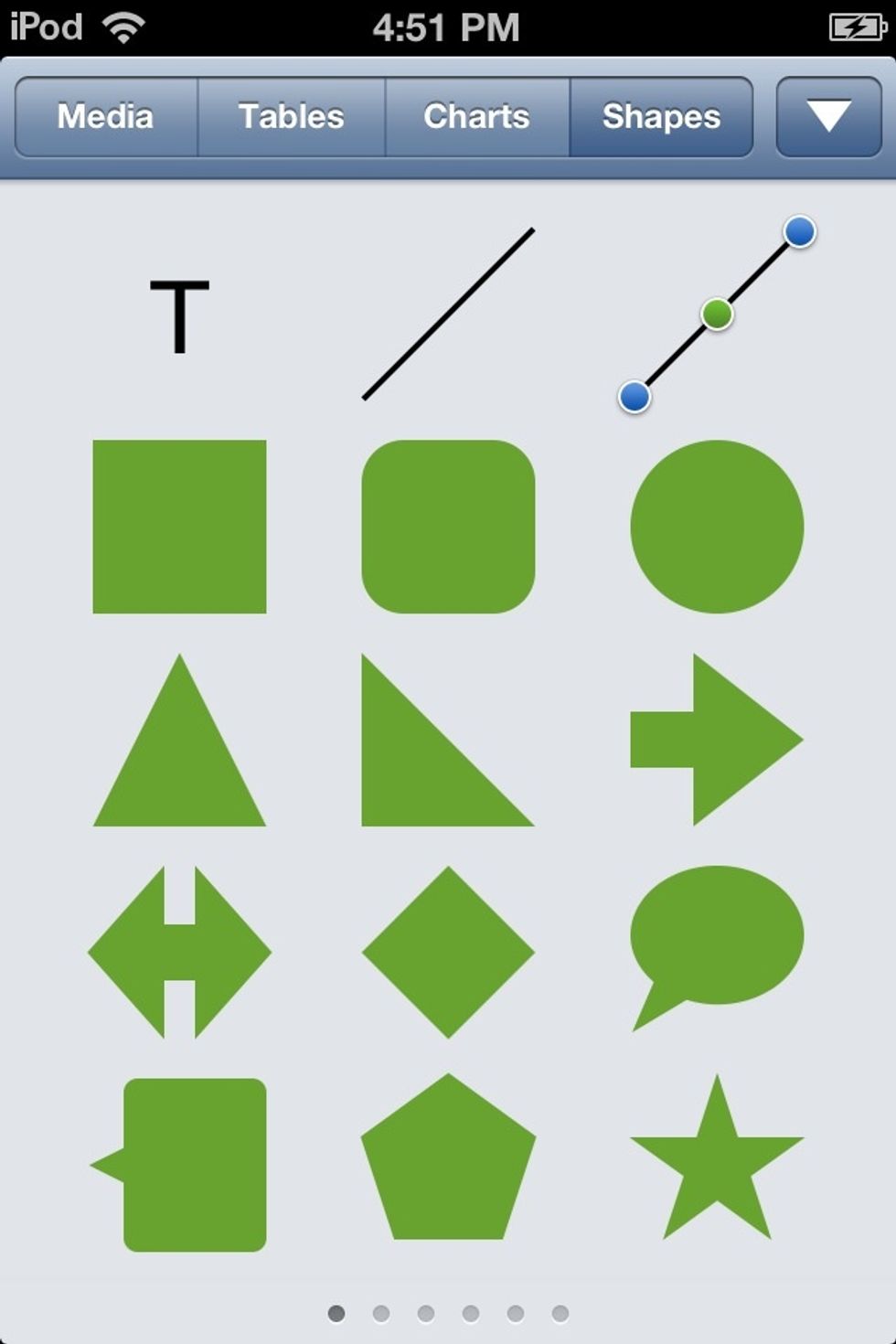 Go to SHAPES and choose the SOLID LINE shape (the one to the right of the TEXT shape above)