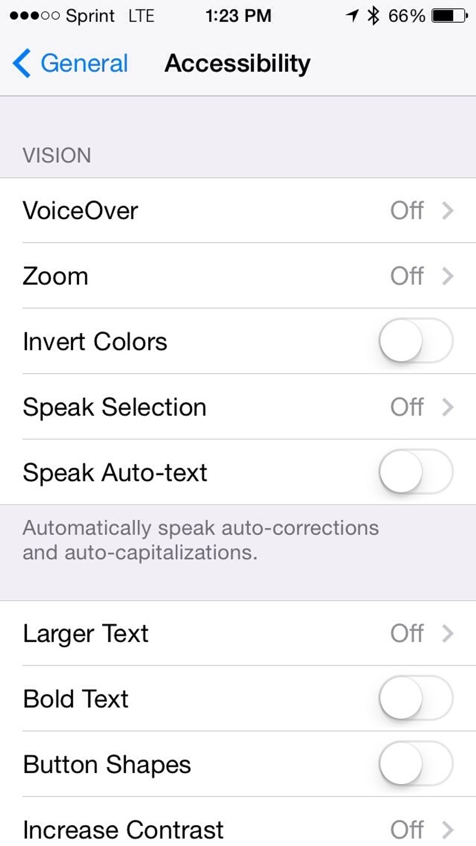 Go to Speech Selection