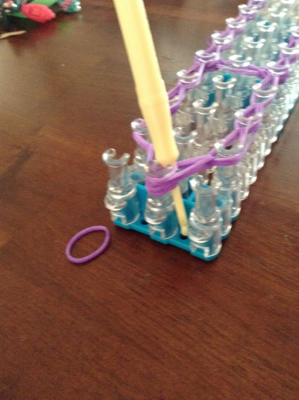 Go to the end and stick your hook through.