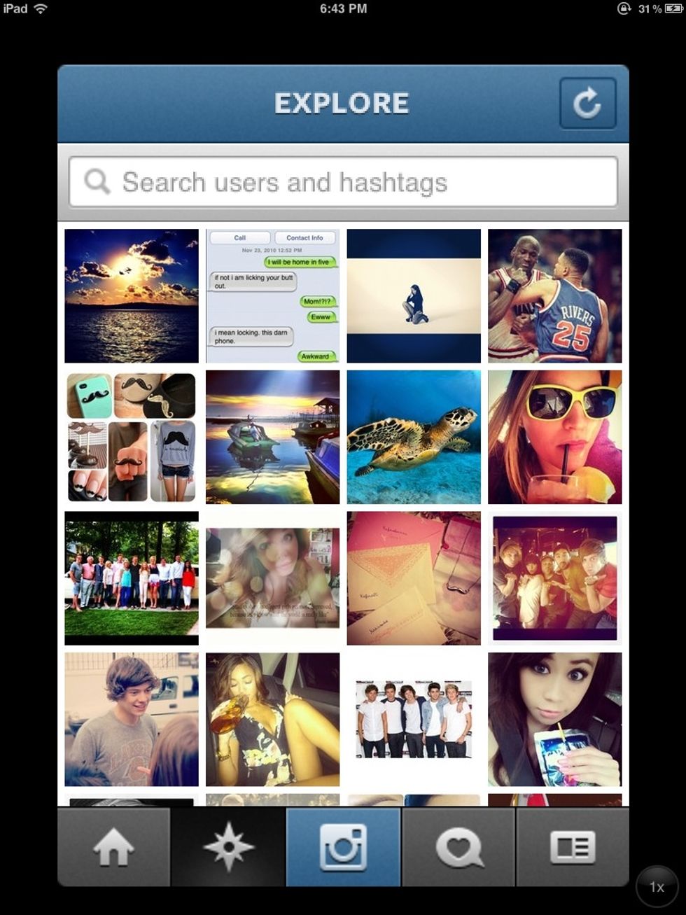 Go to the explore page