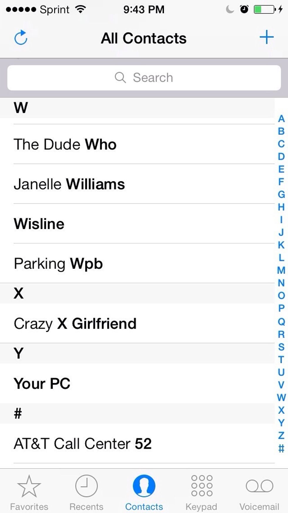 Go to the number on you Contact list if you don't have one for them in your contact  create a contact for them