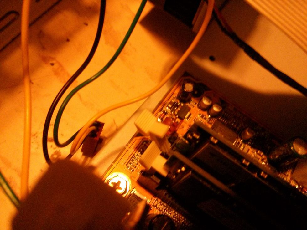 Go to the opposite side and do the same