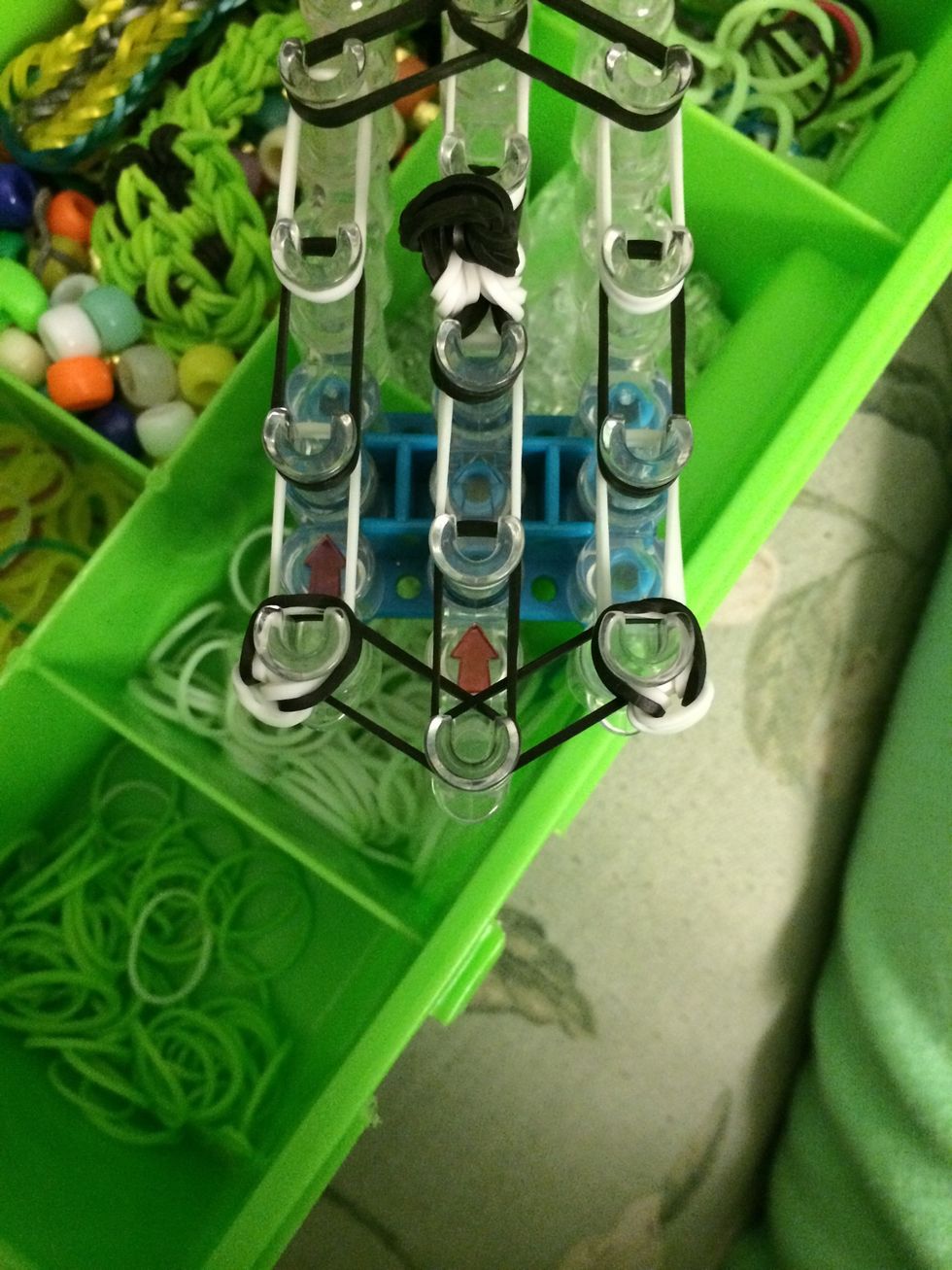 Go to the other side and place the other ear. Let's move on two the body.