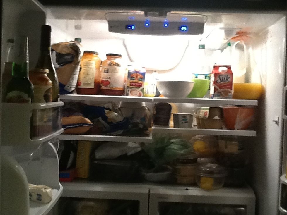 Go to the refrigerator