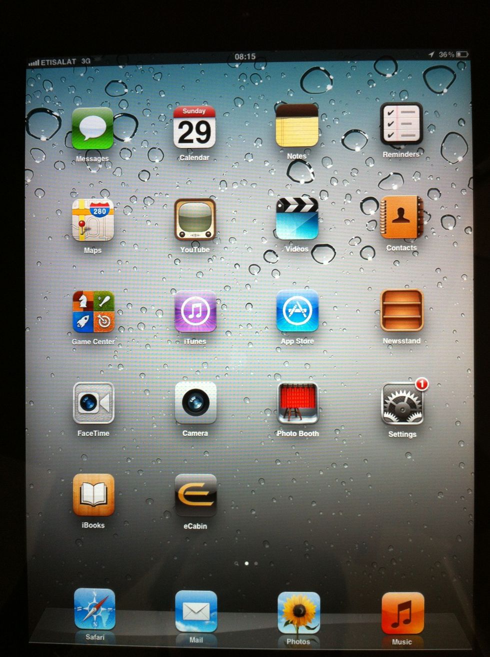 Go to the Settings app on your homescreen
