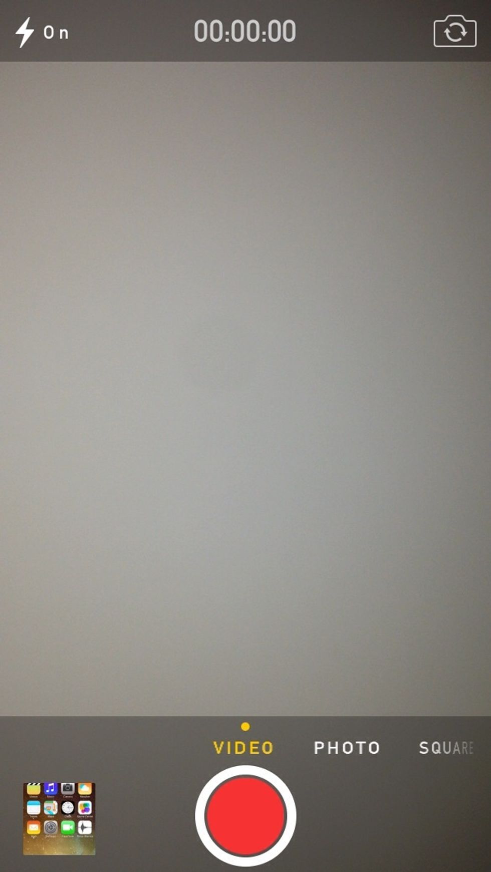 Go to the Video mode