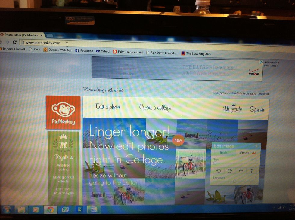 Go to www.picmonkey.com