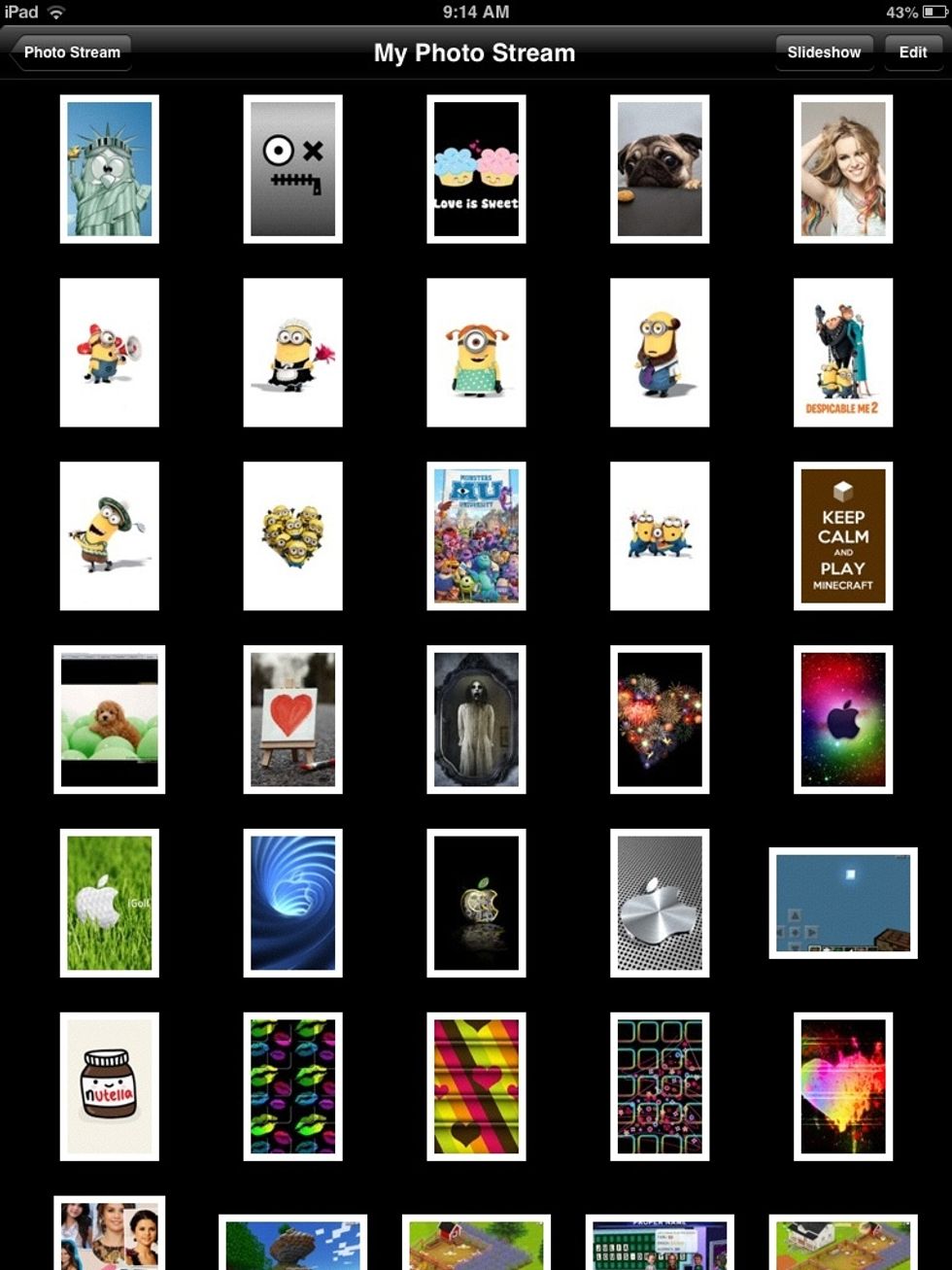 Go to your camera roll