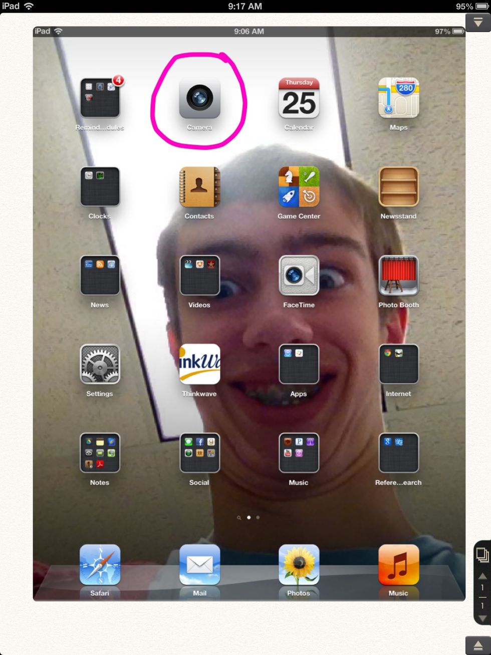 Go to your camera.
