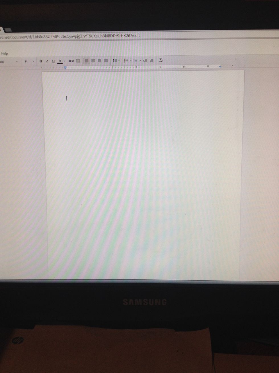 Go to your computer. Open Microsoft Office Word, Google Docs, etc. Just make sure you can type on it.
